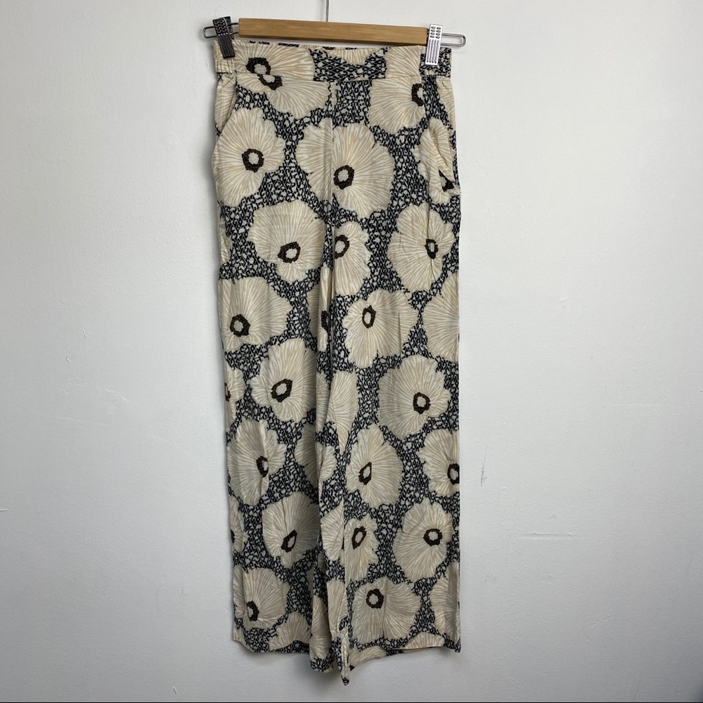 H&M Floral Pants Sz 2